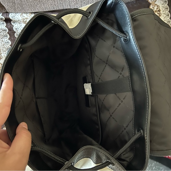 MICHAEL KORS Signature Logo Kent Hemp Rucksack Nylon Utility Backpack NWT - Picture 8 of 16